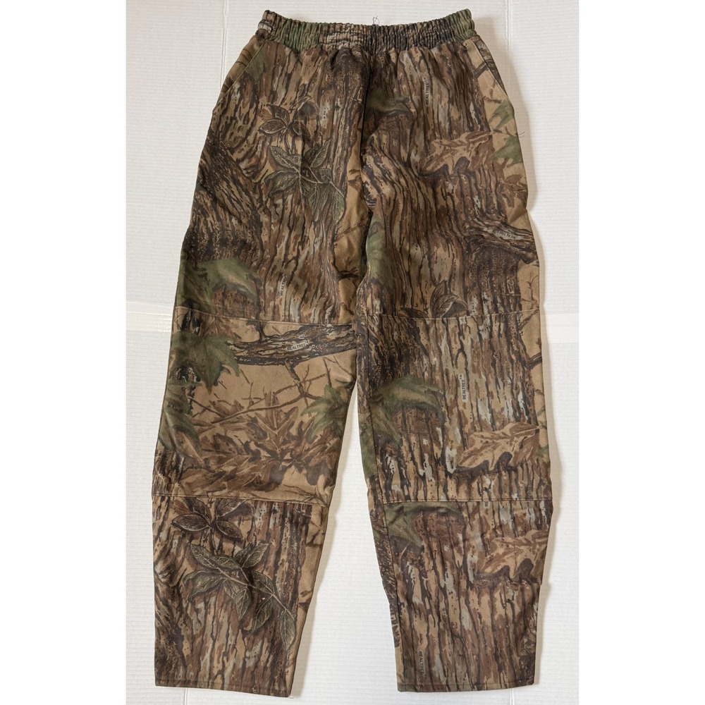 CABELAS Dry-Plus- Men's Realtree Camo Lined Made USA Drytec Hunting Pants -Large